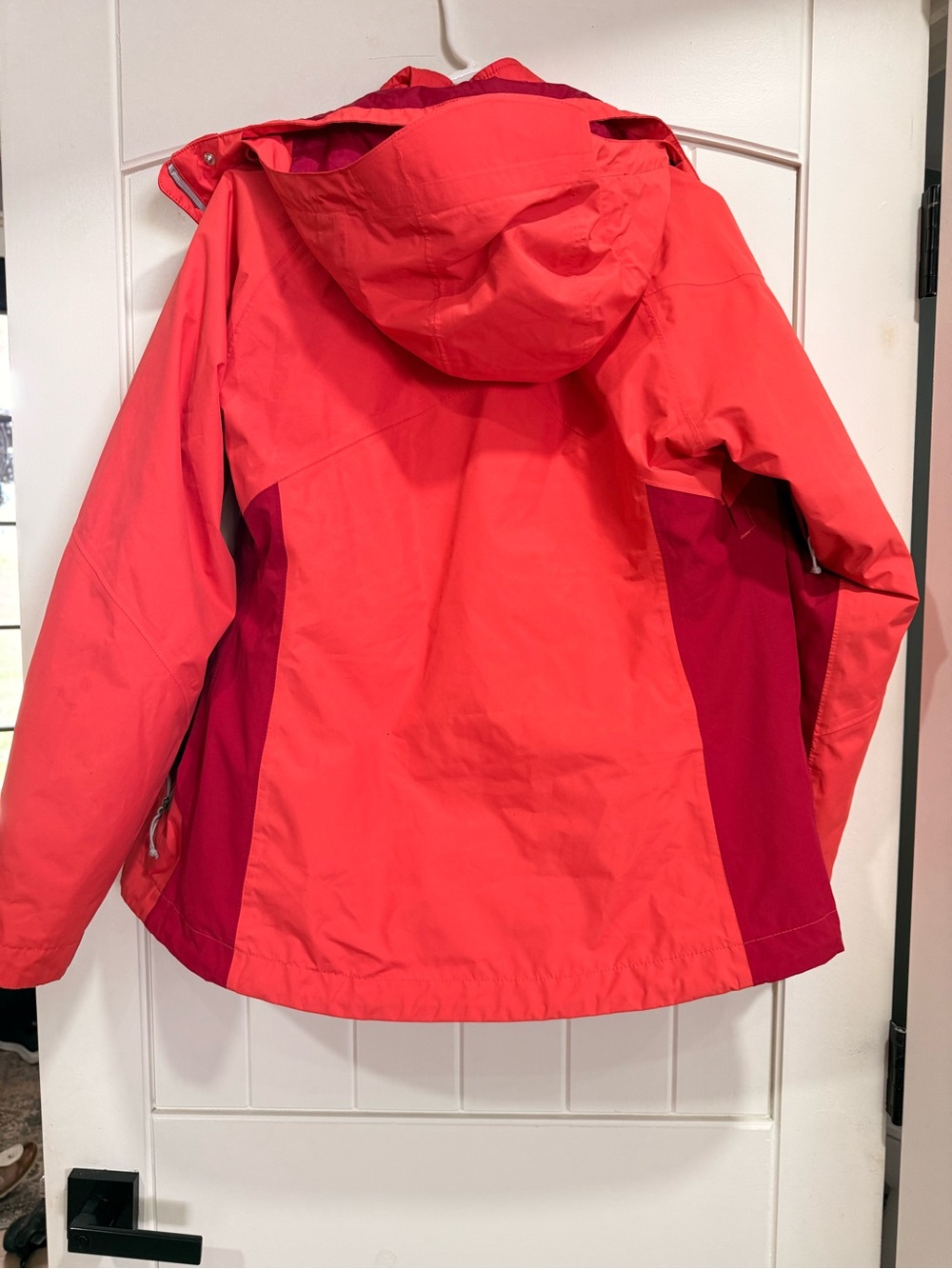 North Face 2-in-1 Jacket Women’s L Coral Zip-In Layer - Picture 5 of 10